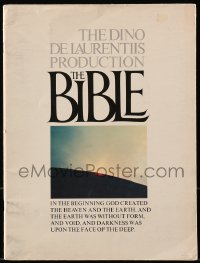 7w471 BIBLE souvenir program book 1967 John Huston as Noah, Boyd as Nimrod, Ava Gardner as Sarah!