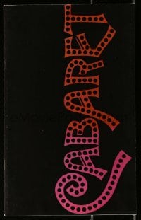 7w477 CABARET souvenir program book 1972 Liza Minnelli in Nazi Germany, directed by Bob Fosse!