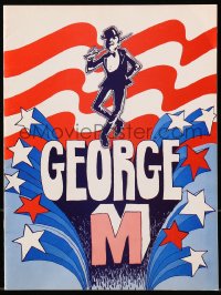 7w511 GEORGE M stage play souvenir program book 1970 starring Mickey Rooney as George M. Cohan!