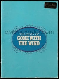 7w518 GONE WITH THE WIND souvenir program book R1967 the story behind the most classic movie!