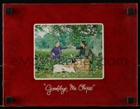 7w519 GOODBYE MR. CHIPS souvenir program book 1969 includes fold out 17x44 color poster!