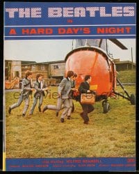 7w530 HARD DAY'S NIGHT souvenir program book 1964 The Beatles in their first film, ultra rare!