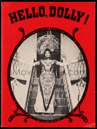 7w534 HELLO DOLLY stage play souvenir program book 1967 starring Pearl Bailey & Cab Calloway!