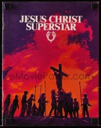 7w555 JESUS CHRIST SUPERSTAR souvenir program book 1973 Andrew Lloyd Webber religious musical!