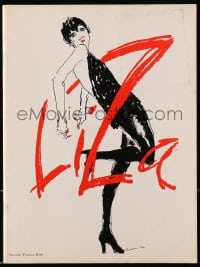 7w568 LIZA stage play souvenir program book 1977 great Eula art of Liza Minnelli!