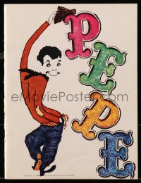 7w606 PEPE souvenir program book 1960 cover art of Cantinflas, 35 all-star cast members!