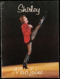 7w643 SHIRLEY MACLAINE stage play souvenir program book 1980s she's singing & dancing on Broadway!