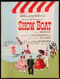 7w645 SHOW BOAT stage play souvenir program book 1948 Kern, Rodgers & Hammerstein musical!
