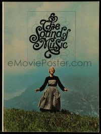 7w653 SOUND OF MUSIC 52pg souvenir program book 1965 Julie Andrews, Robert Wise musical classic!