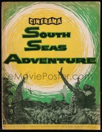 7w655 SOUTH SEAS ADVENTURE souvenir program book 1958 they surrendered to it in Cinerama!