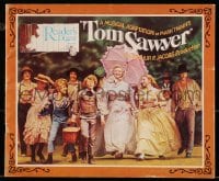 7w682 TOM SAWYER souvenir program book 1973 Johnny Whitaker & Jodie Foster in Mark Twain classic!