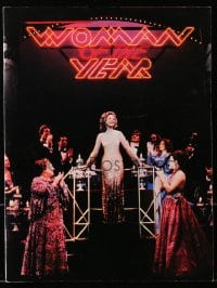 7w702 WOMAN OF THE YEAR stage play souvenir program book 1981 starring Lauren Bacall on Broadway!