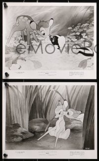 7w724 BAMBI presskit w/ 10 stills R1966 Walt Disney cartoon classic, advance campaign material!