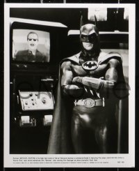 7w727 BATMAN presskit w/ 22 stills 1989 Tim Burton, Michael Keaton, Jack Nicholson, Kim Basinger
