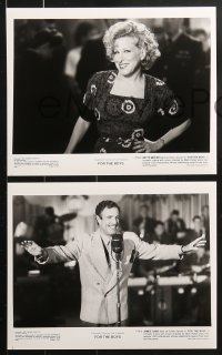 7w788 FOR THE BOYS presskit w/ 14 stills 1991 Bette Midler entertains troops in WWII, James Caan