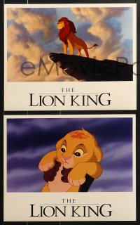 7w847 LION KING presskit w/ 11 stills 1994 classic Disney Africa cartoon, includes 7 color stills!