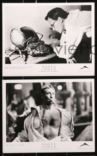 7w882 NAKED LUNCH presskit w/ 15 stills 1991 David Cronenberg, Peter Weller, William S. Burroughs!