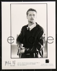 7w944 SEVEN presskit w/ 9 stills 1995 David Fincher, Morgan Freeman, Brad Pitt, Gwyneth Paltrow