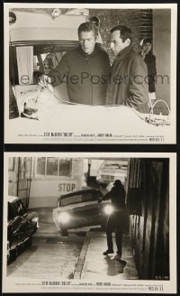 7x941 BULLITT 2 8x10 stills 1968 detective Steve McQueen & Don Gordon, car action scene!