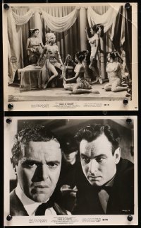 7x945 CIRCUS OF HORRORS 2 8x10 stills 1960 lust made men into beasts & stripped women of souls!