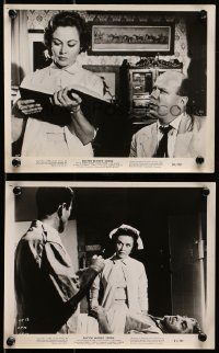 7x948 DOCTOR BLOOD'S COFFIN 2 8x10 stills 1961 can you stand the terror, the awful secret it contains!