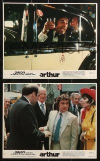 7x016 ARTHUR 8 8x10 mini LCs 1981 drunken Dudley Moore, Liza Minnelli, John Gielgud!