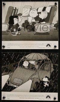 7x807 BON VOYAGE CHARLIE BROWN 4 8x10 stills 1980 Peanuts, Snoopy, created by Charles M. Schulz!