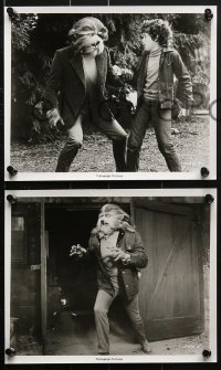 7x430 BOY WHO CRIED WEREWOLF 11 8x10 stills 1973 wacky horror images of monster Kerwin Mathews!