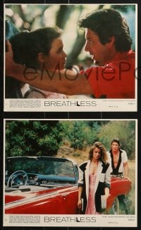 7x226 BREATHLESS 5 8x10 mini LCs 1983 great images of Richard Gere & sexy Valerie Kaprisky!