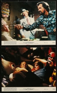 7x131 CARNY 6 8x10 mini LCs 1980 Jodie Foster, Robbie Robertson, Gary Busey in carnival clown makeup