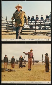 7x097 COWBOYS 7 8x10 mini LCs 1972 big John Wayne, Dern, great western images!