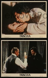 7x285 DRACULA 3 8x10 mini LCs 1979 Bram Stoker, great images of vampire Frank Langella!