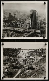 7x881 EARTHQUAKE 3 8x10 stills 1974 Charlton Heston stars, great images of disaster in the city!