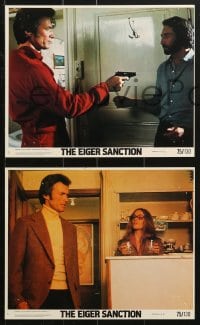 7x139 EIGER SANCTION 6 8x10 mini LCs 1975 Clint Eastwood's lifeline was held by assassin he hunted!