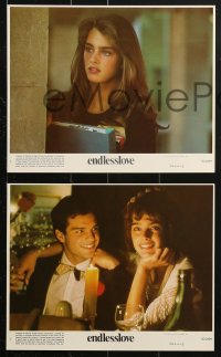 7x033 ENDLESS LOVE 8 8x10 mini LCs 1981 romantic images of sexy Brooke Shields & Martin Hewitt!