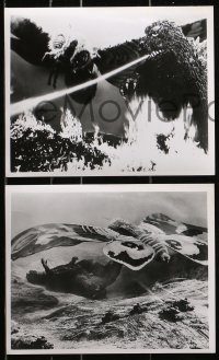7x747 GODZILLA VS. THE THING 5 8x10 stills 1964 great image of rubbery monster battle with Mothra!