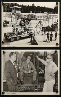 7x679 GREAT ESCAPE 6 from 7.25x9.75 to 8x10.25 stills 1963 all candids with director John Sturges!