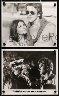 7x358 INFERNO IN PARADISE 18 8x10 stills 1974 Richard Young, Betty Ann Carr, five alarm excitement!