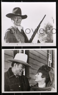 7x345 JOHN WAYNE 20 from 7x9.5 to 8.25x10 stills 1960s-1970s the star from a variety of roles!