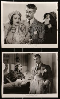 7x765 LOVE UNDER FIRE 5 8x10 stills 1937 romantic images of Loretta Young & Don Ameche, Drake!