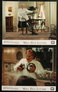 7x059 MRS. DOUBTFIRE 8 color 8x10 stills 1993 cool images of cross-dressing Robin Williams, Sally Field