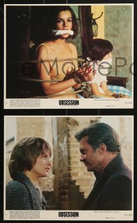 7x175 OBSESSION 6 8x10 mini LCs 1976 Brian De Palma, Genevieve Bujold, Cliff Robertson!