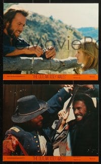 7x245 OUTLAW JOSEY WALES 5 8x10 mini LCs 1976 Clint Eastwood w/ sexy Sandra Locke, bad guys!