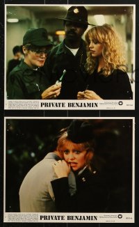 7x247 PRIVATE BENJAMIN 5 8x10 mini LCs 1981 Eileen Brennan, Robert Webber, Goldie Hawn in the army!