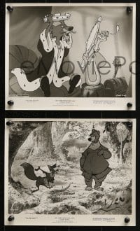 7x911 ROBIN HOOD 3 8x10 stills 1976 Walt Disney's cartoon version, the way it REALLY happened!