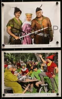 7x182 ROGUES OF SHERWOOD FOREST 6 color 8x10 stills 1950 Derek as the son of Robin Hood, Alan Hale!