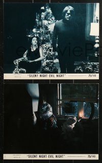 7x073 SILENT NIGHT EVIL NIGHT 8 8x10 mini LCs 1975 X-mas horror, Olivia Hussey, Keir Dullea & Kidder