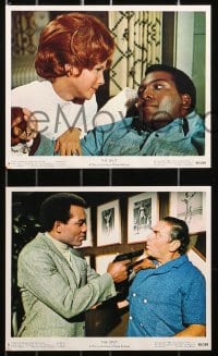 7x186 SPLIT 6 color 8x10 stills 1968 Jim Brown, Gene Hackman, Ernest Borgnine, Klugman, Caroll