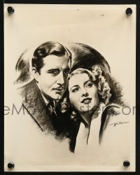 7x987 STELLA DALLAS 2 8x10 stills 1937 art of young Barbara Stanwyck & John Boles + Alan Hale!
