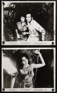 7x528 TERROR OF THE BLOODHUNTERS 9 8x10 stills 1962 sexy captives, the screen's mightiest thrills